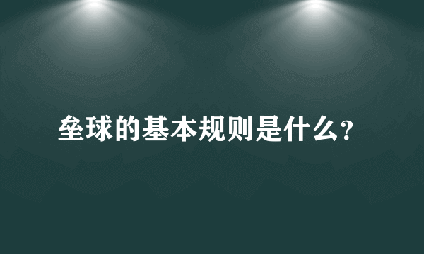 垒球的基本规则是什么？