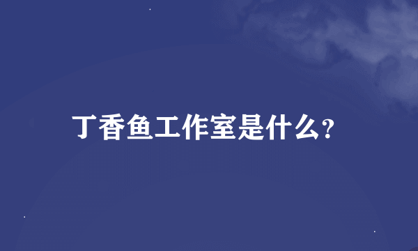 丁香鱼工作室是什么？