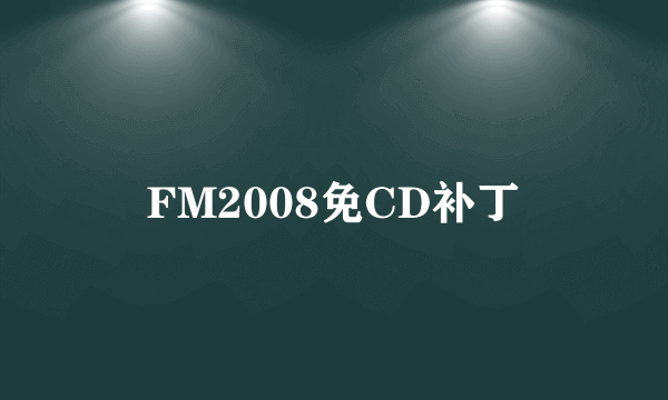 FM2008免CD补丁