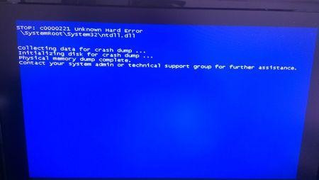电脑运行 蓝屏出现STOP:0x0000008E