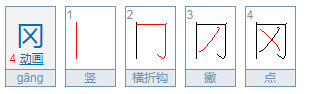 冈的拼音