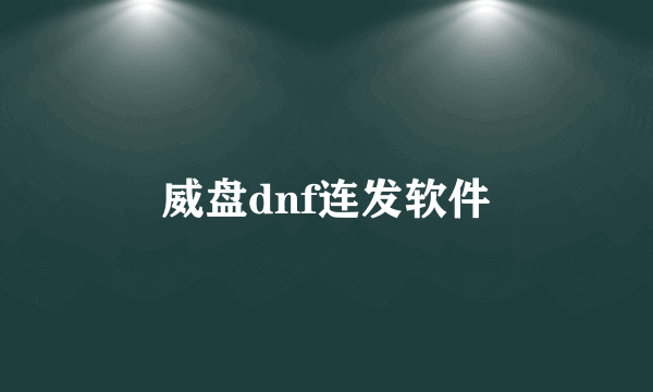 威盘dnf连发软件