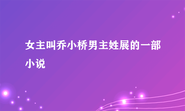 女主叫乔小桥男主姓展的一部小说