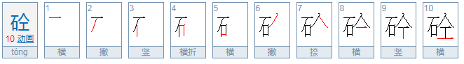 商砼怎么读 gong?