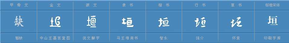 “垣”怎么读