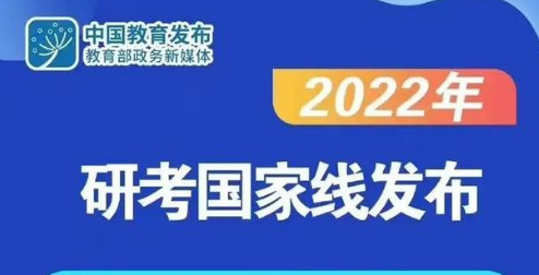 2022考研国家分数线