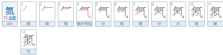 氮怎么读