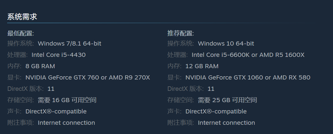 steam带vac游戏有哪些？