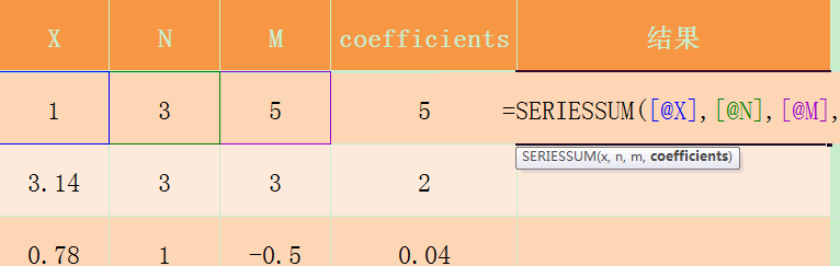 EXCEL中SERIES的用法