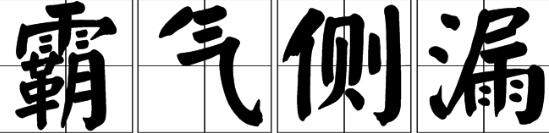 霸气侧漏是什么意思？