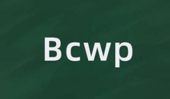 bcwp是什么意思