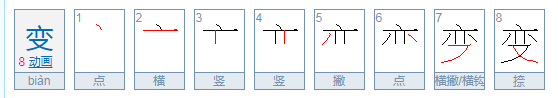 变字组词有哪些