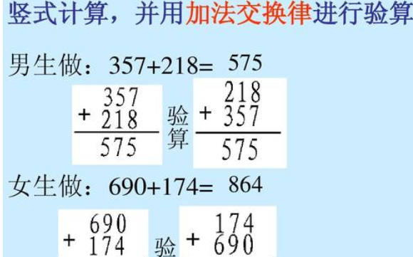 加法交换律和加法结合律最大的差别是什么