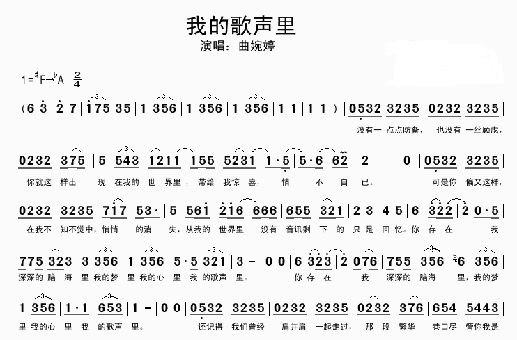 有一首歌，里面有一句是“你存在”是什么歌