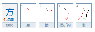 方的所有的读音