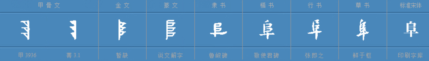 阜字怎么读