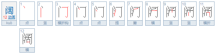 阔能组什么词