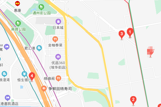 请问环岛大陆通直通车在旺角太子的上车具体地点？好像新会去港的下车地点和香港到新会的上车地点不一样的