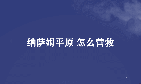 纳萨姆平原 怎么营救