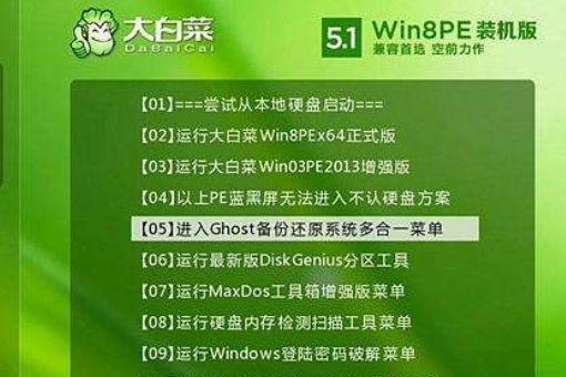 大白菜win8PE和2003PE有什么区别