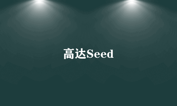 高达Seed