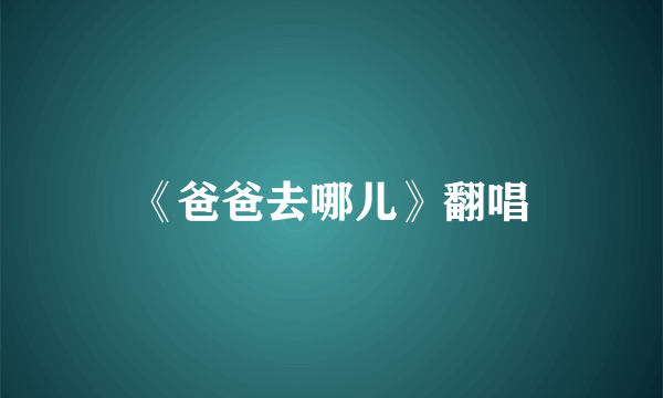 《爸爸去哪儿》翻唱