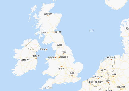 想知道: 英国地图高清中文版在哪？