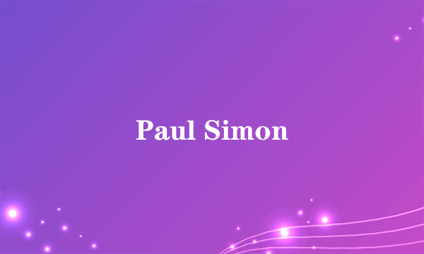 Paul Simon