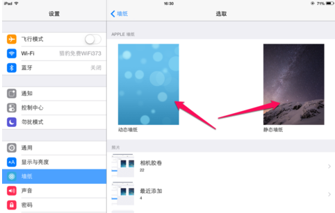 ipad mini怎么自定义壁纸