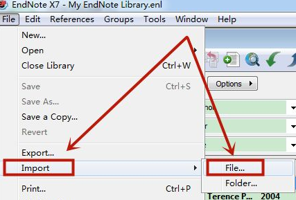 endnotex7怎么导入文献