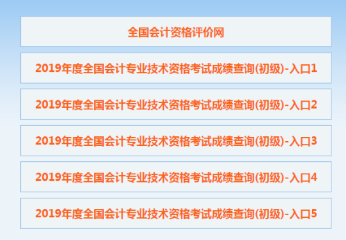 初级会计职称成绩查询在哪里查？