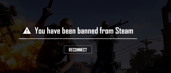 绝地求生游戏登录出现 you have been banned from steam什么意思？