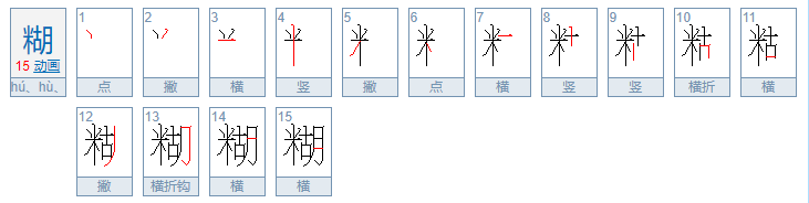 〝糊〞有几个读音？