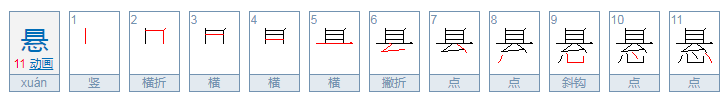 悬怎么读音是什么