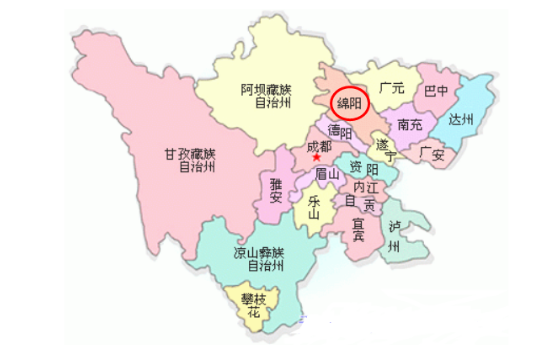 四川省绵阳市有哪些县区