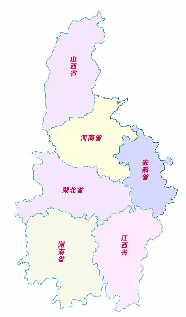 中部六省是指哪几个省